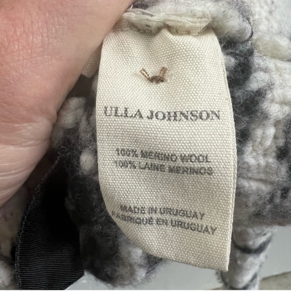 Ulla Johnson Skye Zebra Wool Cardigan. Tag says medium, BUT FITS LIKE AN XXS. - Picture 7 of 9